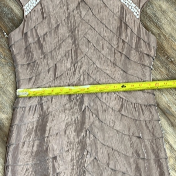 London Times Dress Women's Size 10 Midi Shutter Pleats Formal Wedding Cruise - Picture 12 of 16